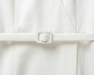 Wrap Dress Almond White
