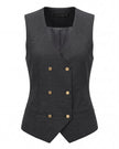 Teresa Vest Charcoal Grey