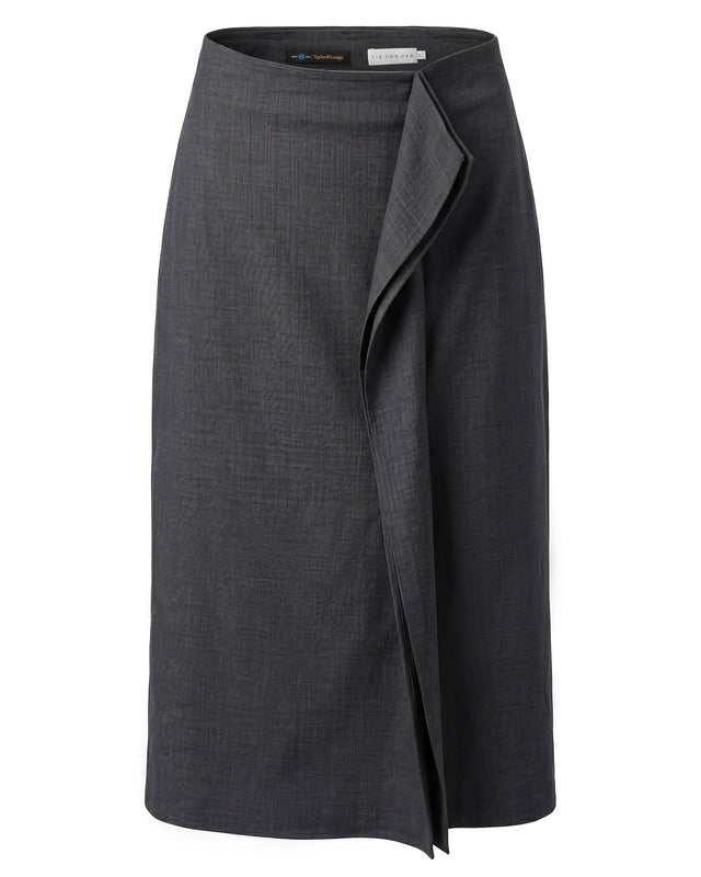 Asymmetric Skirt  Charcoal Grey