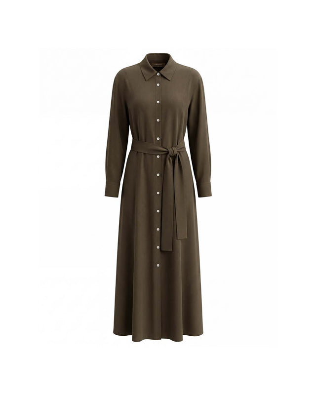 Shirt Dress Oak Moss