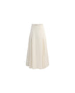 Sculpted Midi Skirt Vanilla