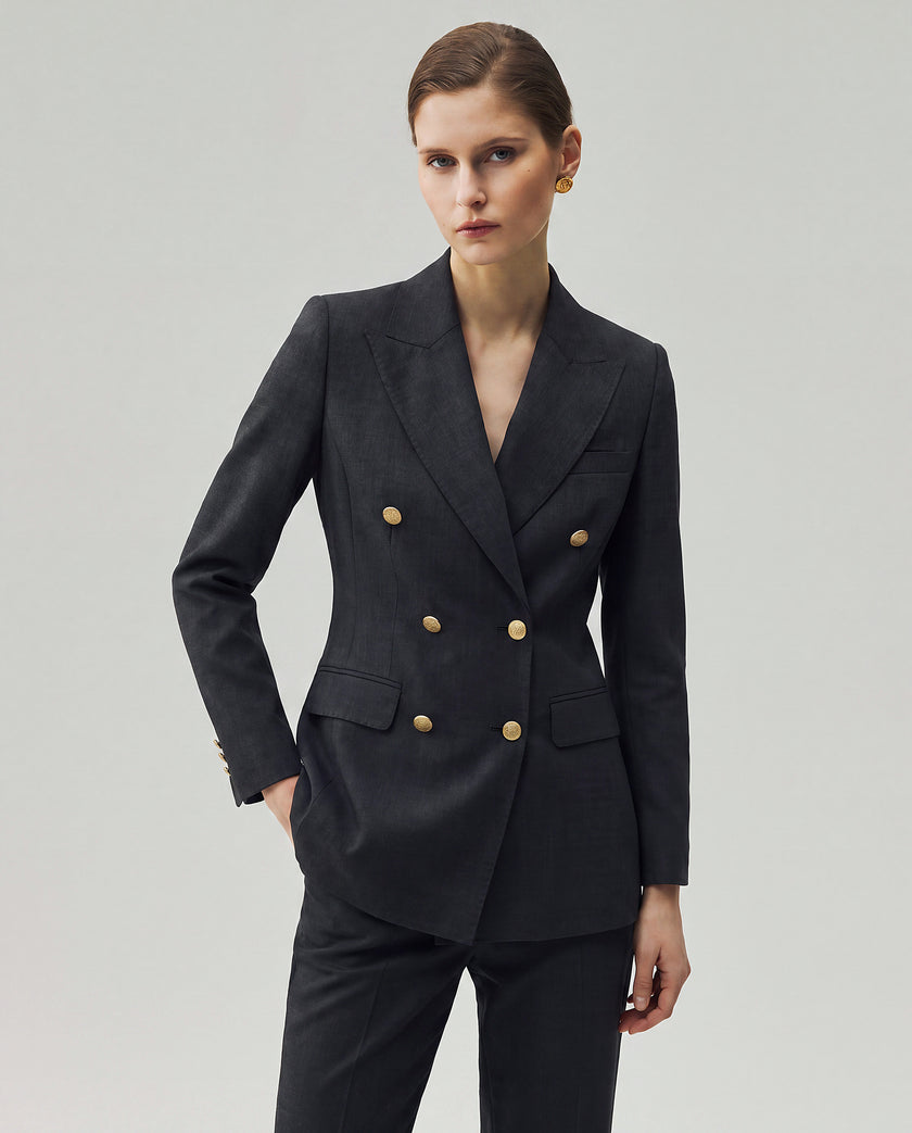 Ace Blazer Charcoal Grey