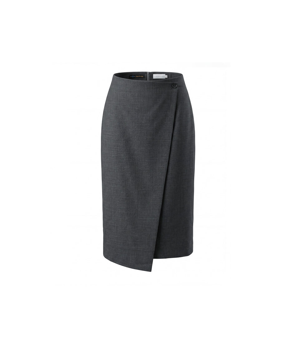 Wrap Skirt Charcoal Grey