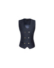 Teresa Vest Dark Navy Check