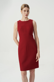 EV Sudro™ Red Diamond-ratio Tailoring Sleeveless Dress