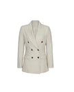 Ace Blazer Textured Apricot