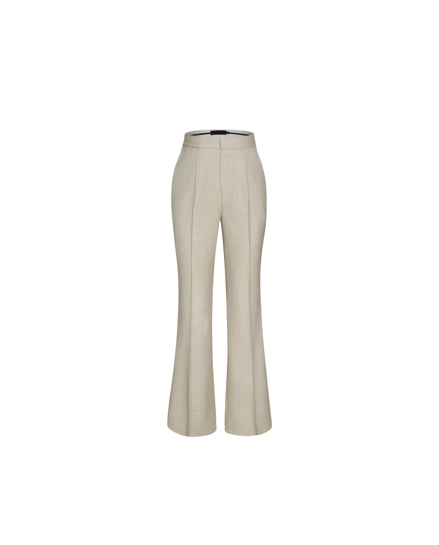 Gandi Trousers Textured Apricot