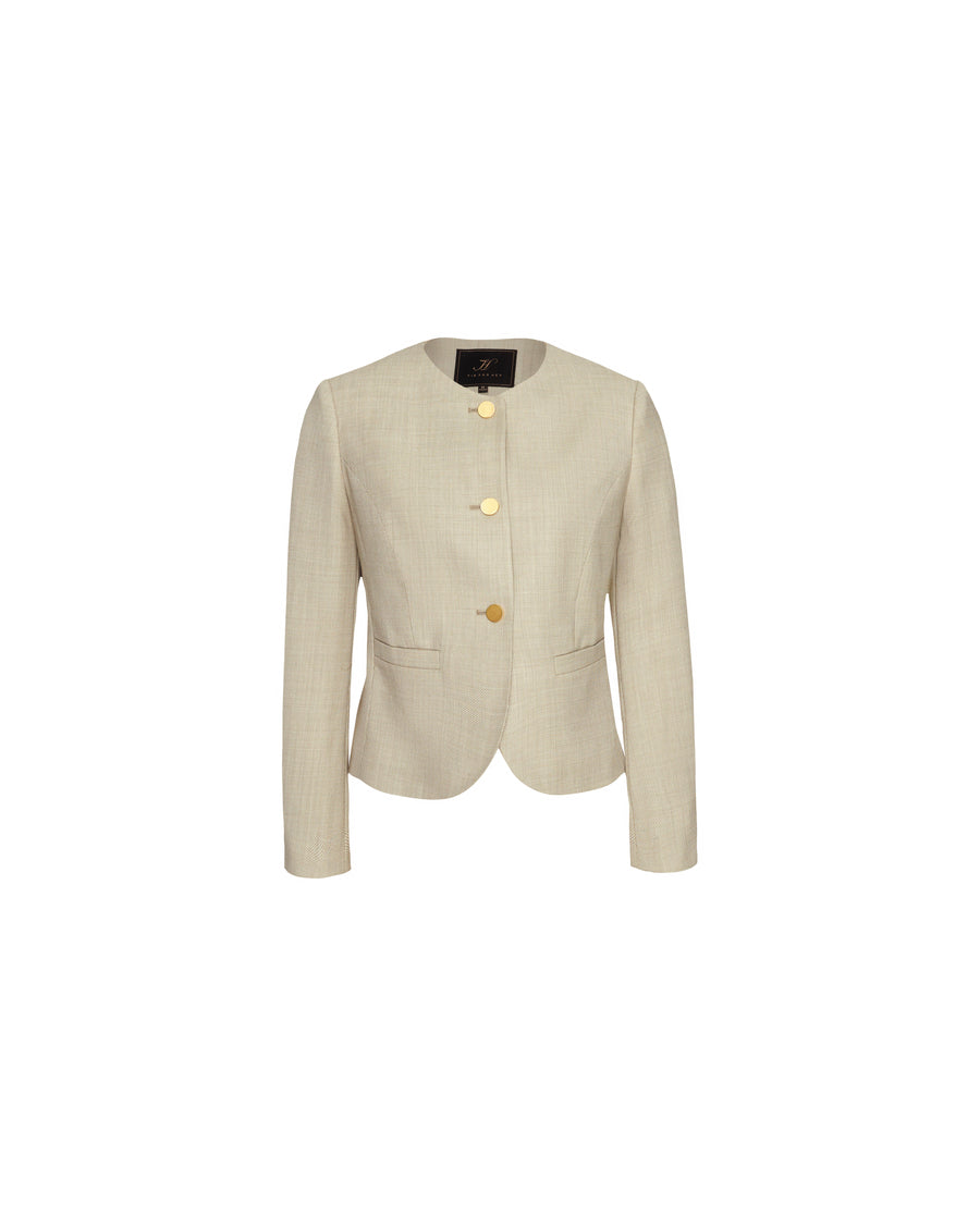 Gabri Jacket Textured Apricot