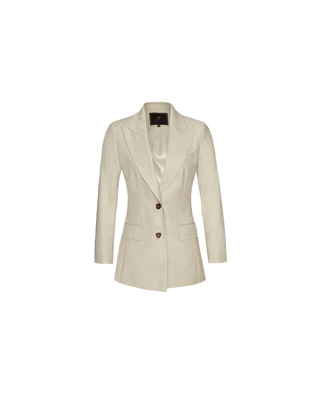 Dom Blazer Textured Apricot