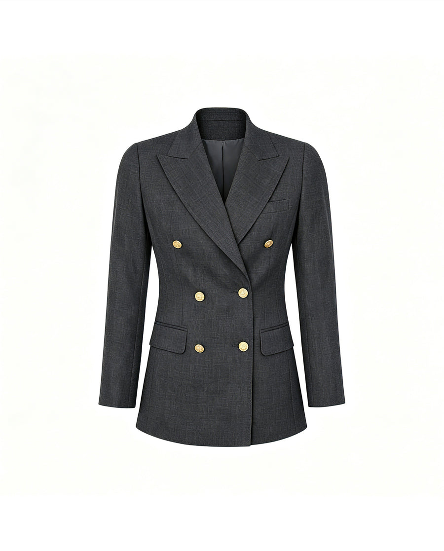 Ace Blazer Charcoal Grey