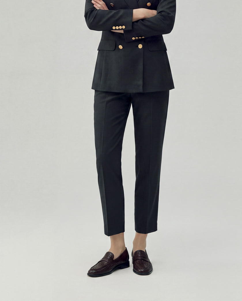 Elena Trousers Charcoal Grey