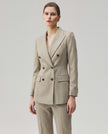 Ace Blazer Textured Apricot