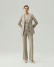 Teresa Vest Textured Apricot