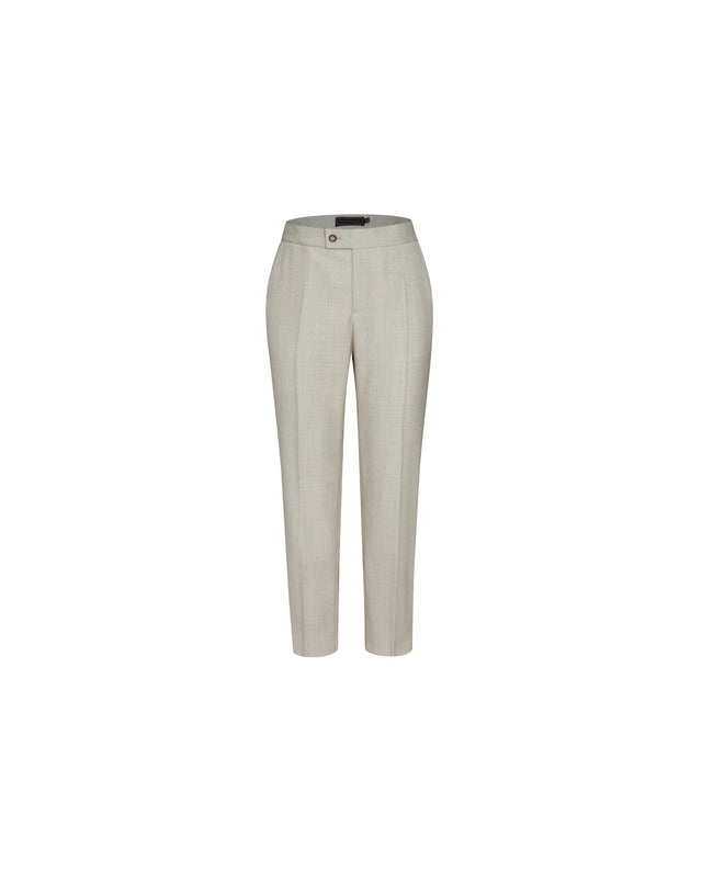 Elena Trousers Textured Apricot