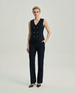 Teresa Vest Dark Navy Check