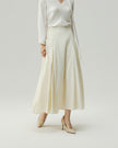 Sculpted Midi Skirt Vanilla