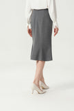 EV LéSem™ Smog Smoky Gray Fishtail Skirt