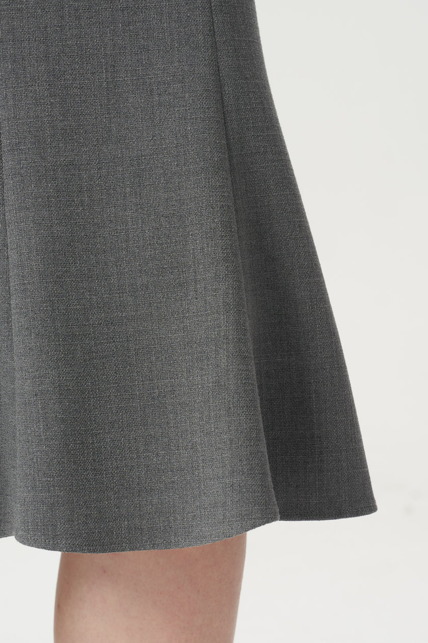EV LéSem™ Smog Smoky Gray Fishtail Skirt