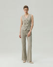 Teresa Vest Textured Apricot