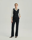 Teresa Vest Dark Navy Check