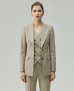 Dom Blazer Textured Apricot