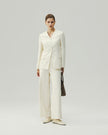 Straight-Leg Trousers Vanilla