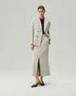 Sculpted Blazer Textured Oatmeal