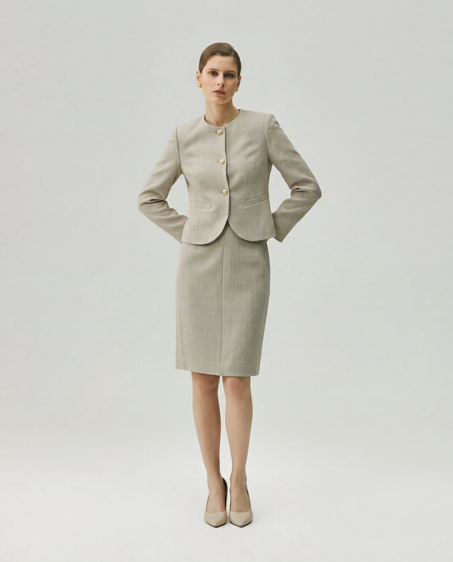Gabri Jacket Textured Apricot
