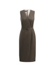 Wrap Dress Warm Tea Brown
