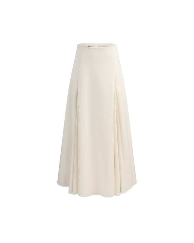 Sculpted Midi Skirt Vanilla