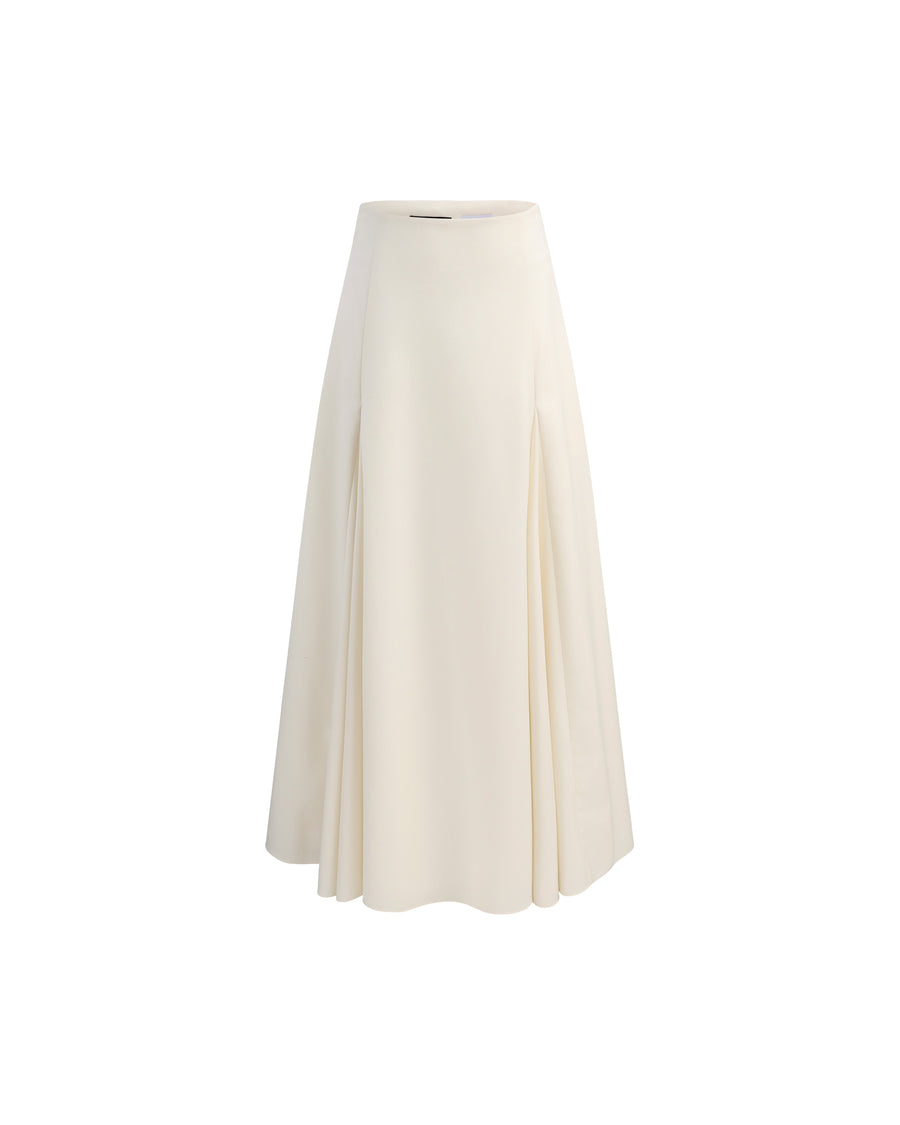 Sculpted Midi Skirt Vanilla
