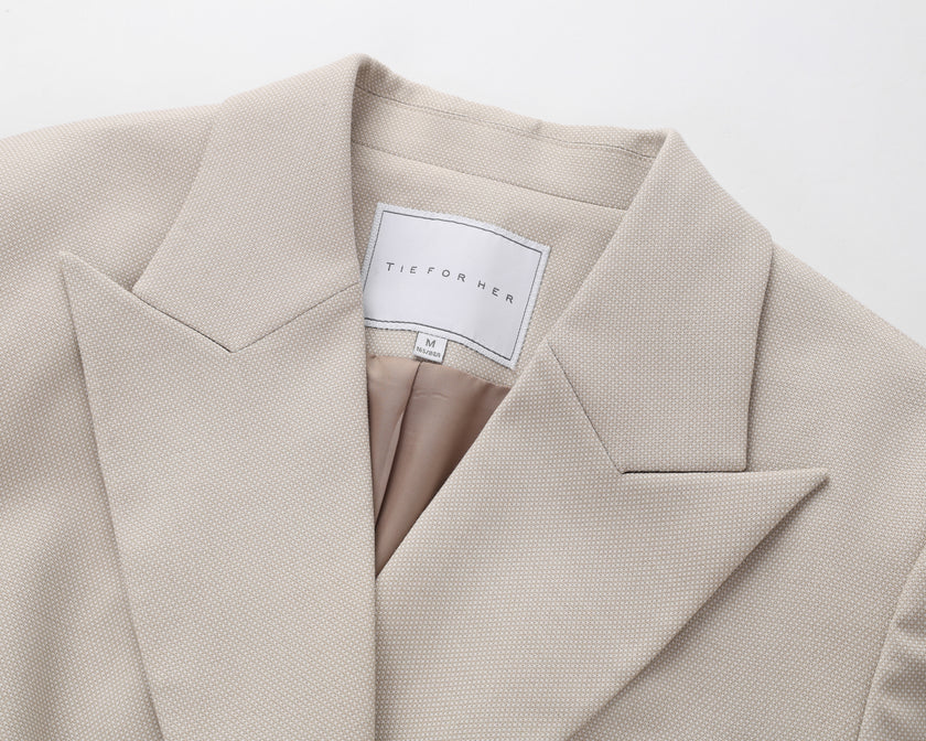 Sculpted Double-Breasted Blazer