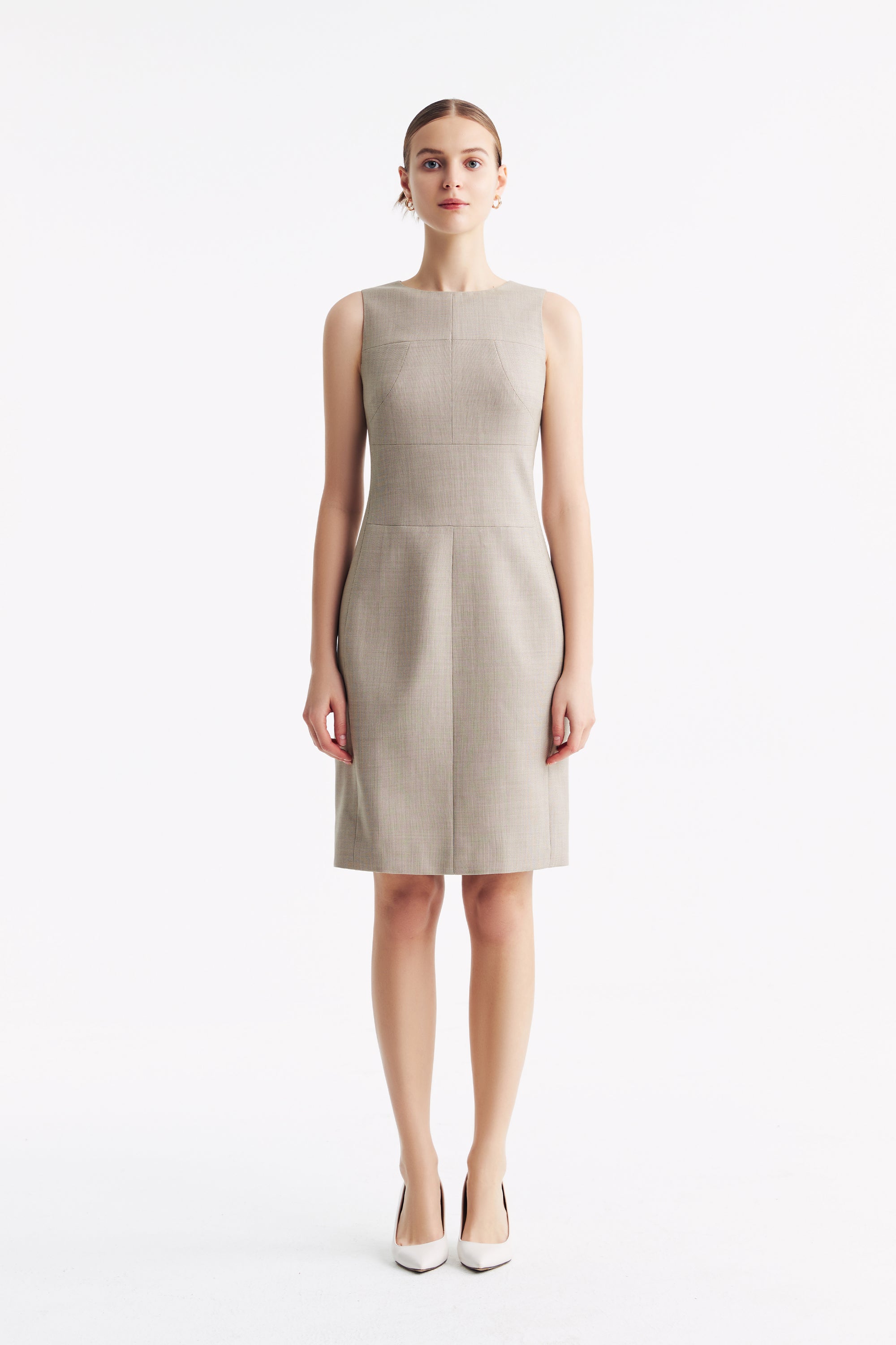 TieForHer - LC CURIE™ Diamond Dress - Apricot - Dress