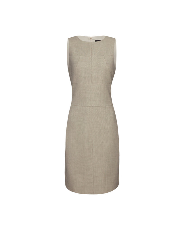 Curie Dress Textured Apricot