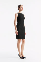 LC CURIE™ Diamond Dress - Black Honeycomb Pattern