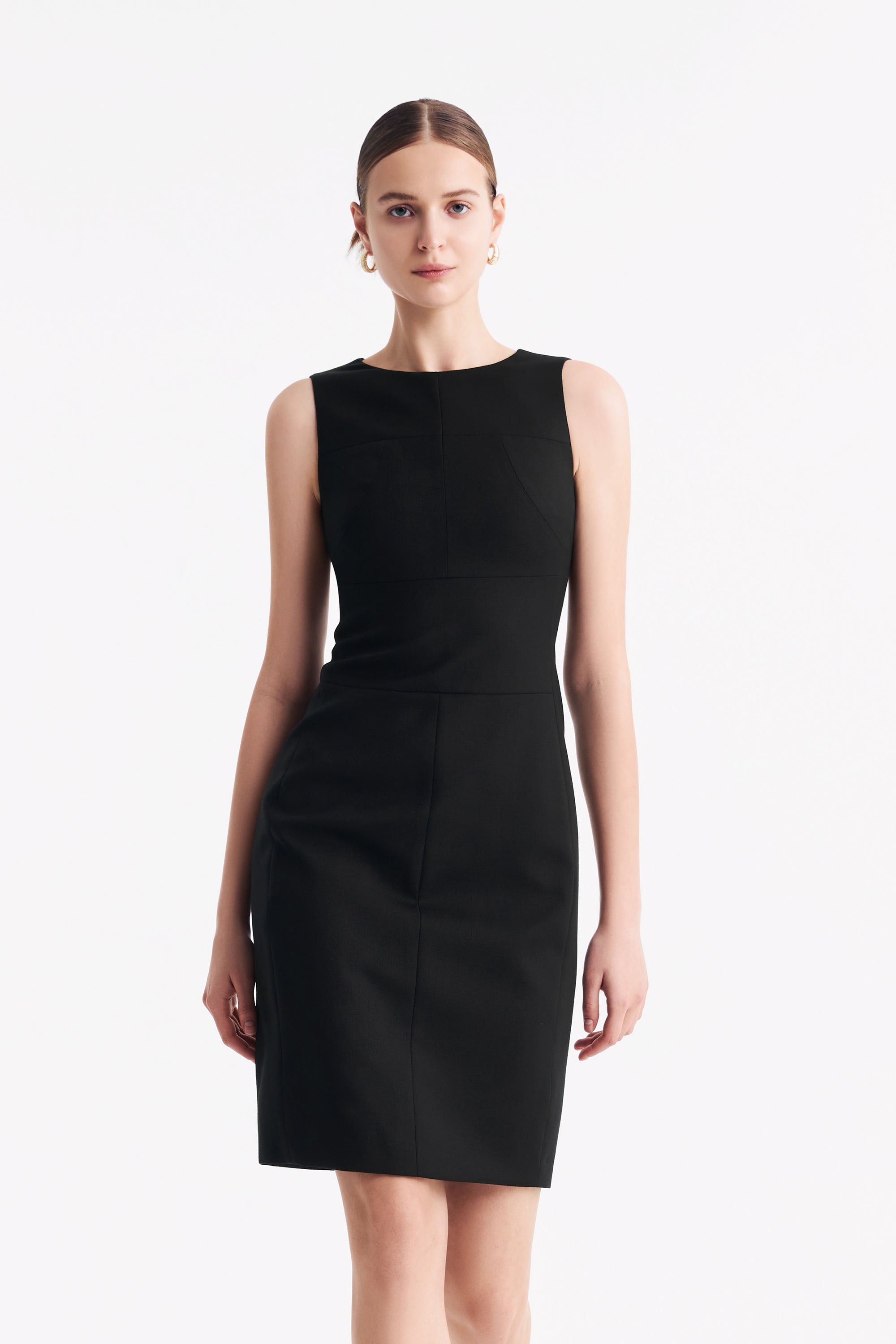 TieForHer - LC CURIE™ Diamond Dress - Black Honeycomb Pattern - Dress