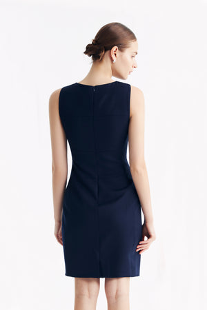 Curie Navy Blue Dress