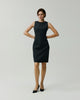 Curie Dress Charcoal Grey