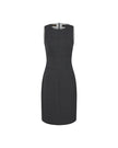 Curie Dress Charcoal Grey