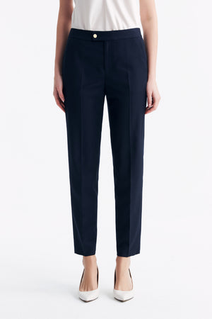 Elena Navy Blue Trousers