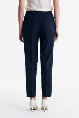 Elena Navy Blue Trousers