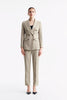 Elena Trousers Textured Apricot