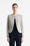 LC GABRI™ Apricot Granular Texture Short Jacket