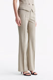 LC GANDI™ Apricot Granular Texture Ankle-length Trousers