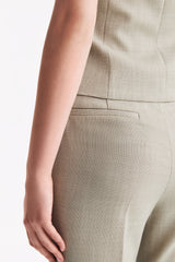 LC GANDI™ Tailored Slim-fit Ankle-length Trousers - Apricot