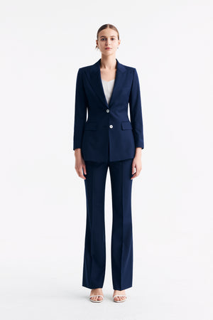 Gandi Navy Blue Trousers