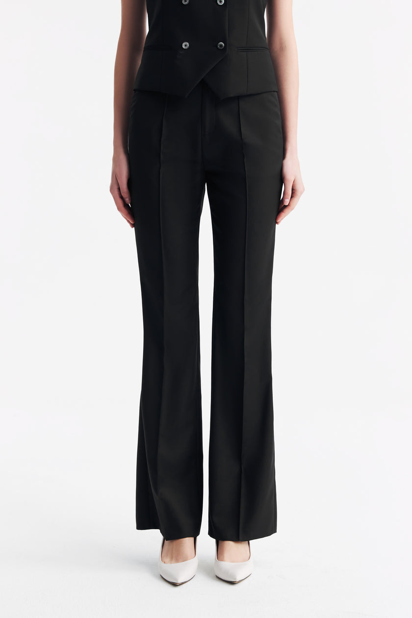 LC GANDI™ Black Ankle-length Trousers