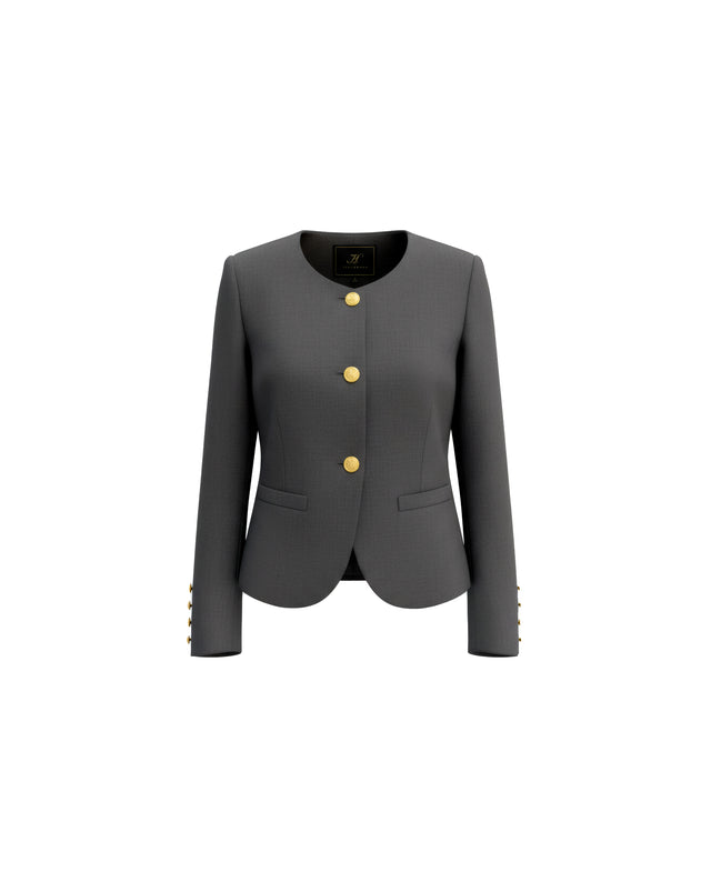 Gabri Jacket Charcoal Grey