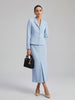 EV LéSem™ Glacier blue Ankle-length mermaid skirt