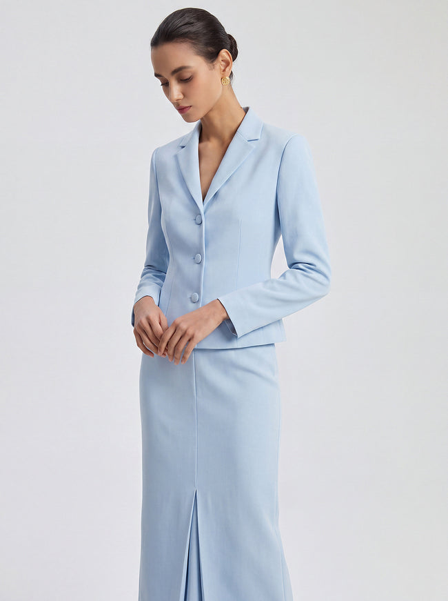 EV LéSem™ Glacier blue Ankle-length mermaid skirt